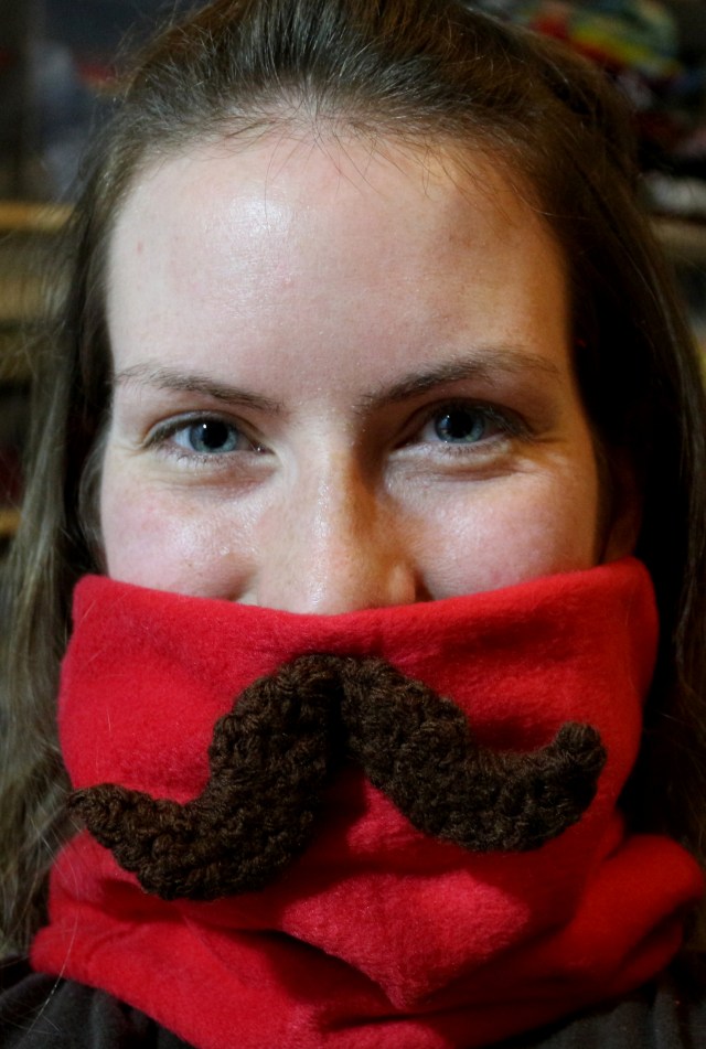 Moustache Neck Warmer