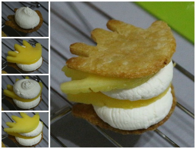 Mango and Coconut Napoleon