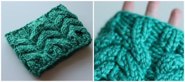 Horseshoe Cabled Cowl