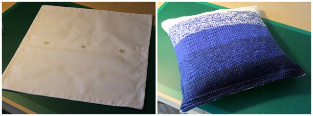 Ombre Knitted Cushion Cover