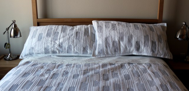 Crate and Barrel Stitch Bedding