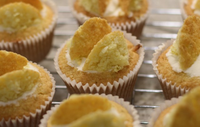 Lime and Coconut Butterfly Cakes