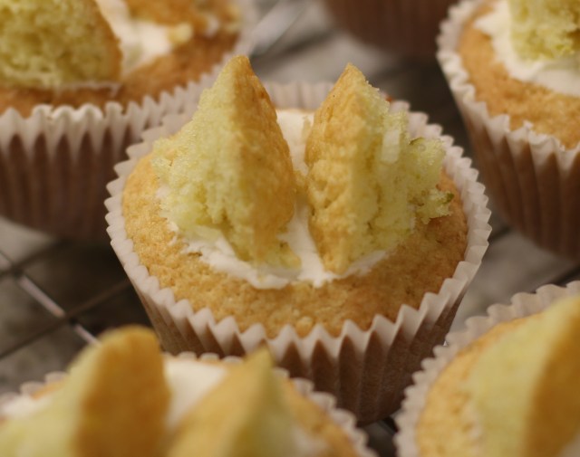 Lime and Coconut Butterfly Cakes