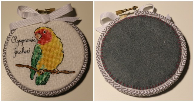 Lovebird Cross Stitch - Agapornis fischeri