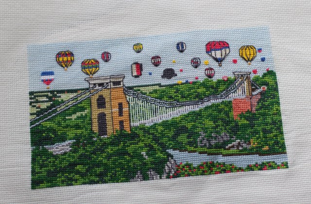 Balloons over Clifton Suspension Bridge.