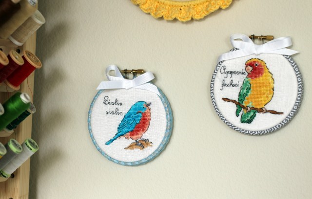 Bluebird cross stitch