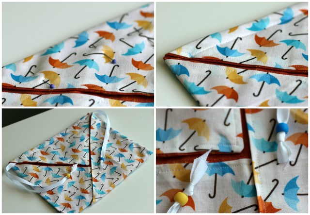 Hana bag: making the drawstring channel