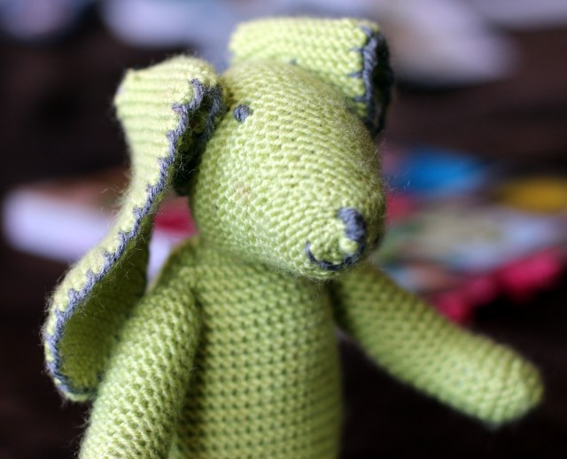 Rabbit with Blanket Stitch Detail