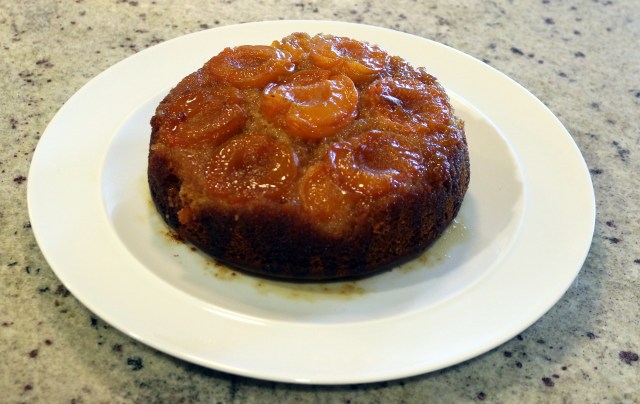 Apricot and Ginger Upside-down Cake