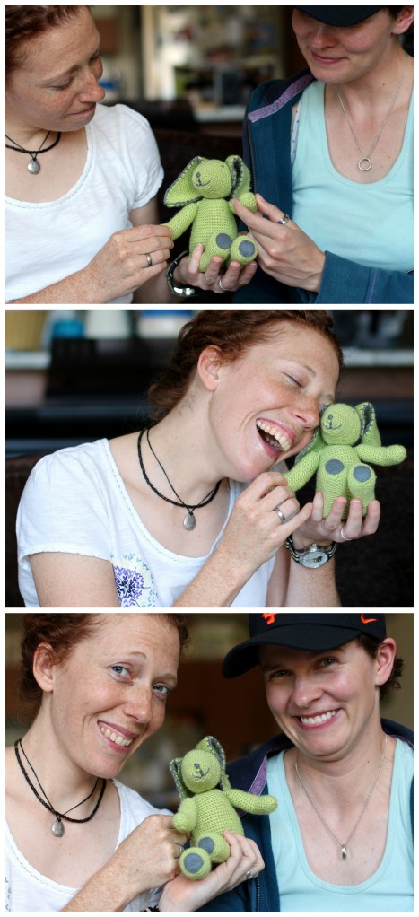 Rabbit with Blanket Stitch Detail