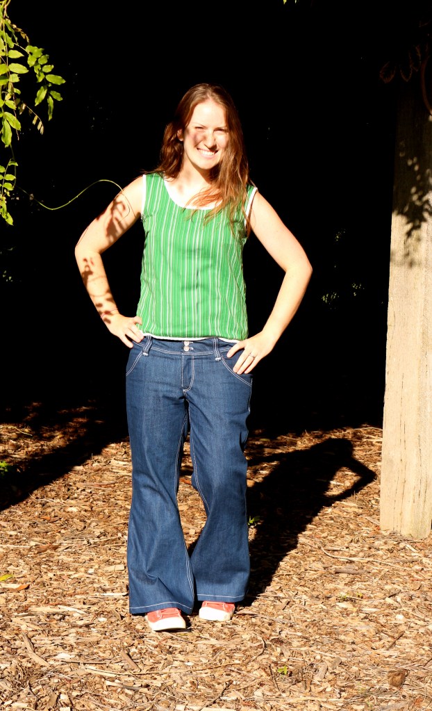 Angela Wolf Slender Bell Jean