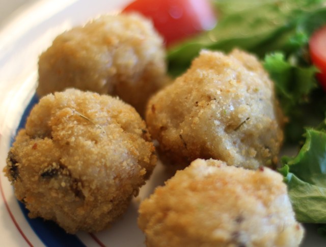 Arancini and Salad