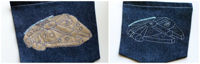 Jedediah Pants Millennium Falcon Pocket Details