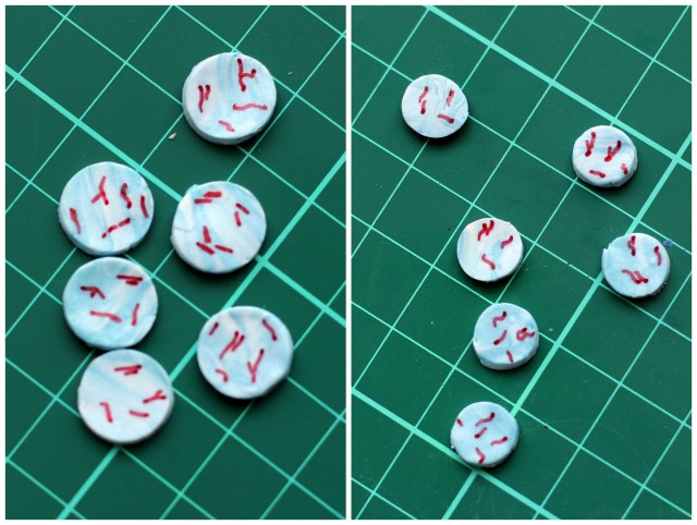 Mycobacteria Earrings - Clay fronts