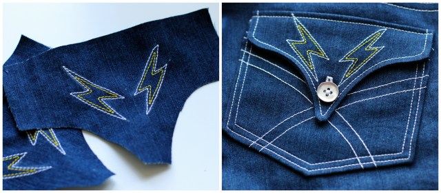 Slender Bell Jean Pocket Detail