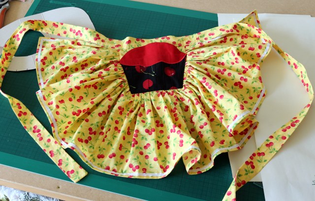 Cherry Cupcake Apron