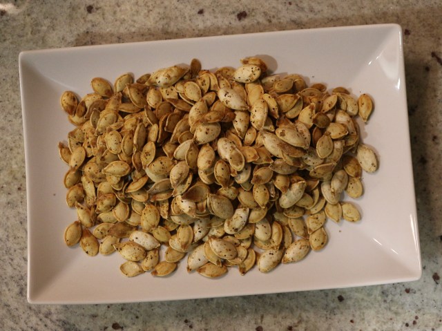 Spiced Roasted Pumpkin Seeds
