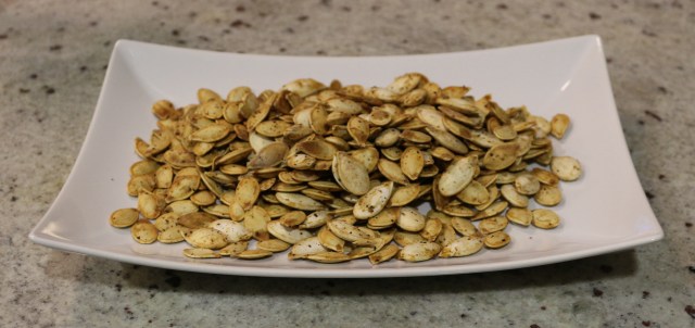 Spiced Roasted Pumpkin Seeds