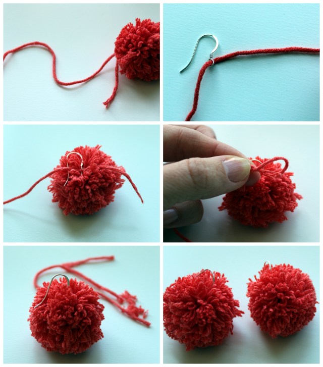Pom Pom Earrings