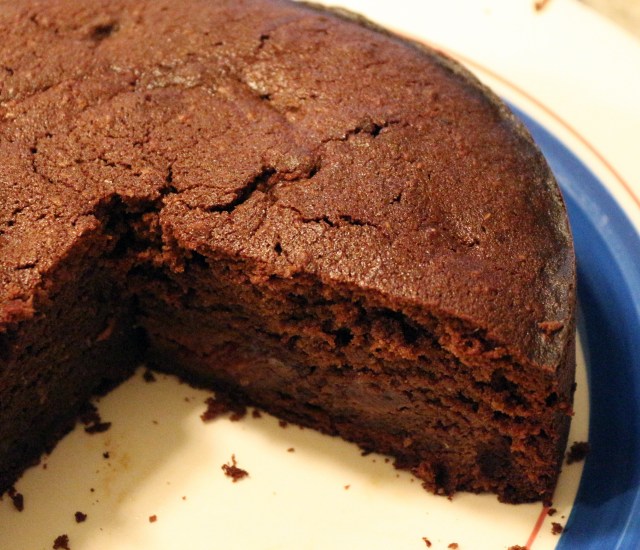 Chocolate and Cherry (Madeira) Cake