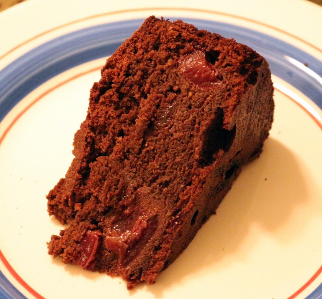 Chocolate and Cherry (Madeira) Cake