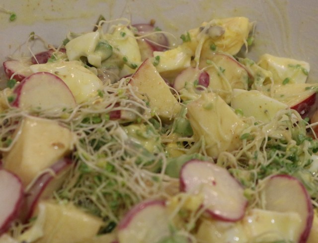 Crunchy Curried Egg Salad