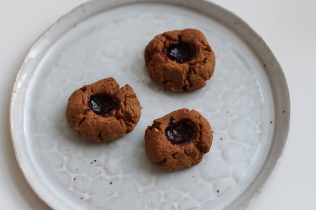 Almond Thumbprint Cookies