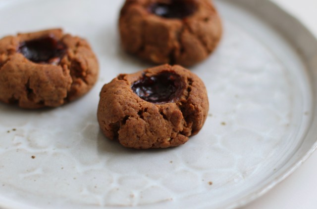 Almond Thumbprint Cookies