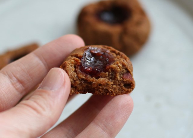 Almond Thumbprint Cookies