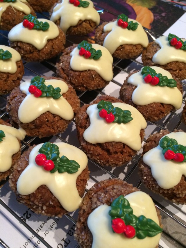 Christmas Pudding Biscuits