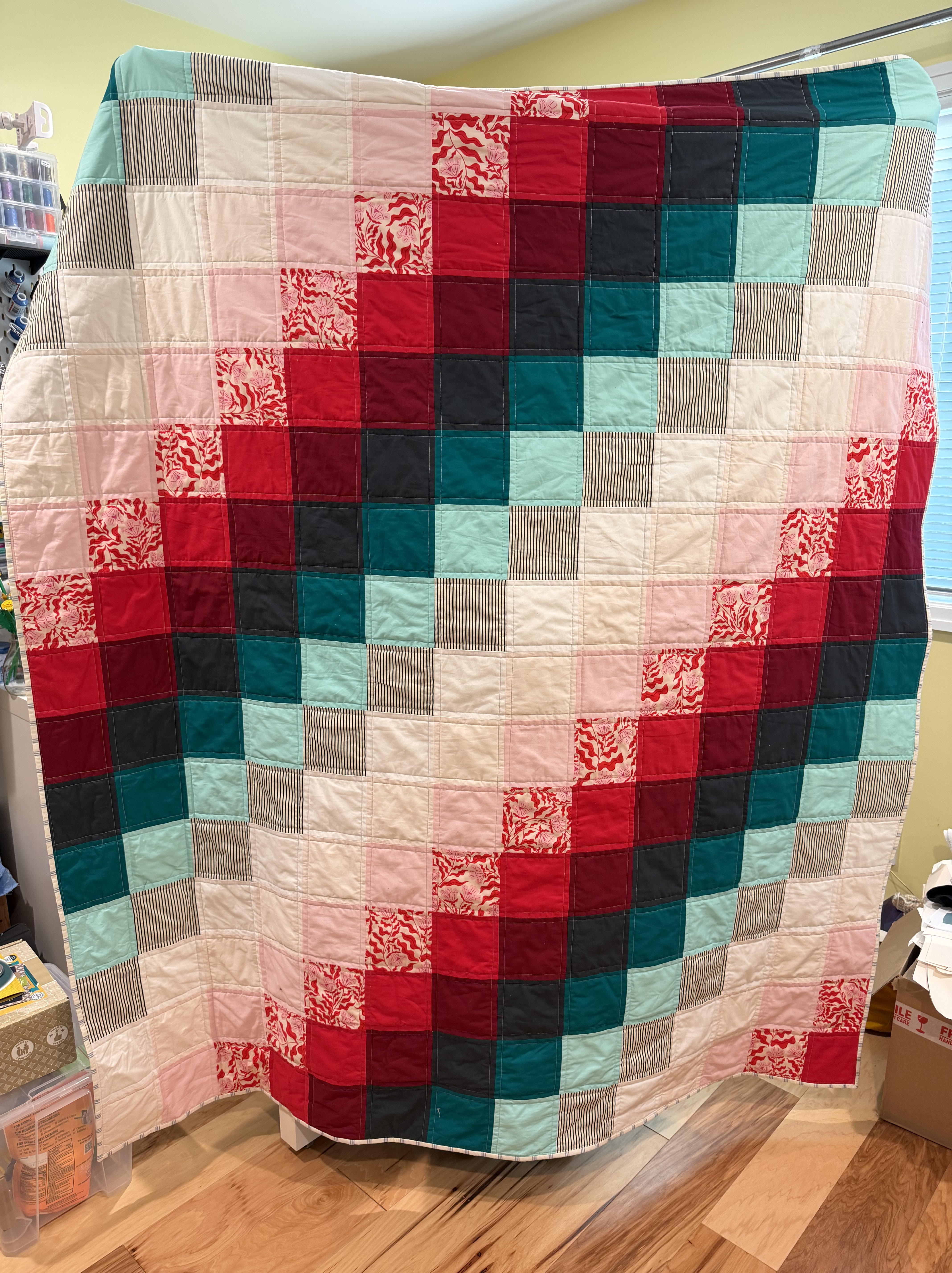 Patchwork Squares Quilt